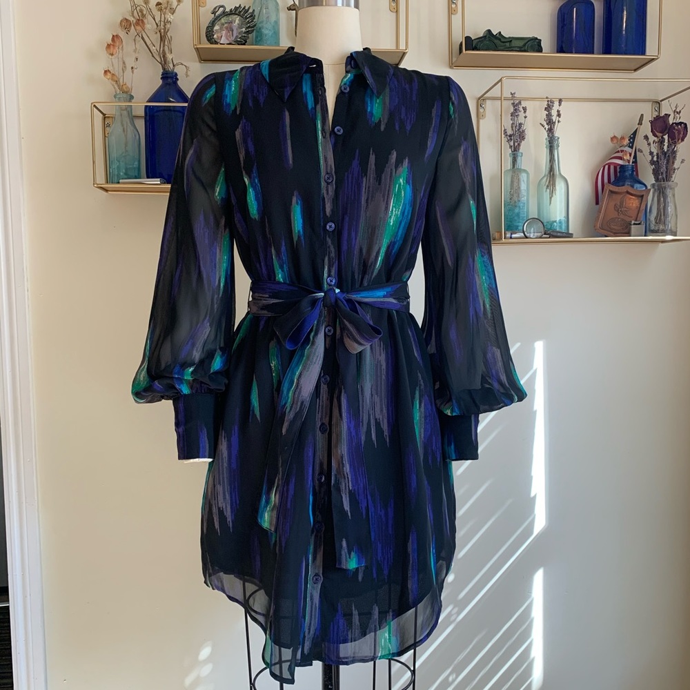 Kirna Zabete at Target Ikat print shirt dress sz S - Picture 1 of 14